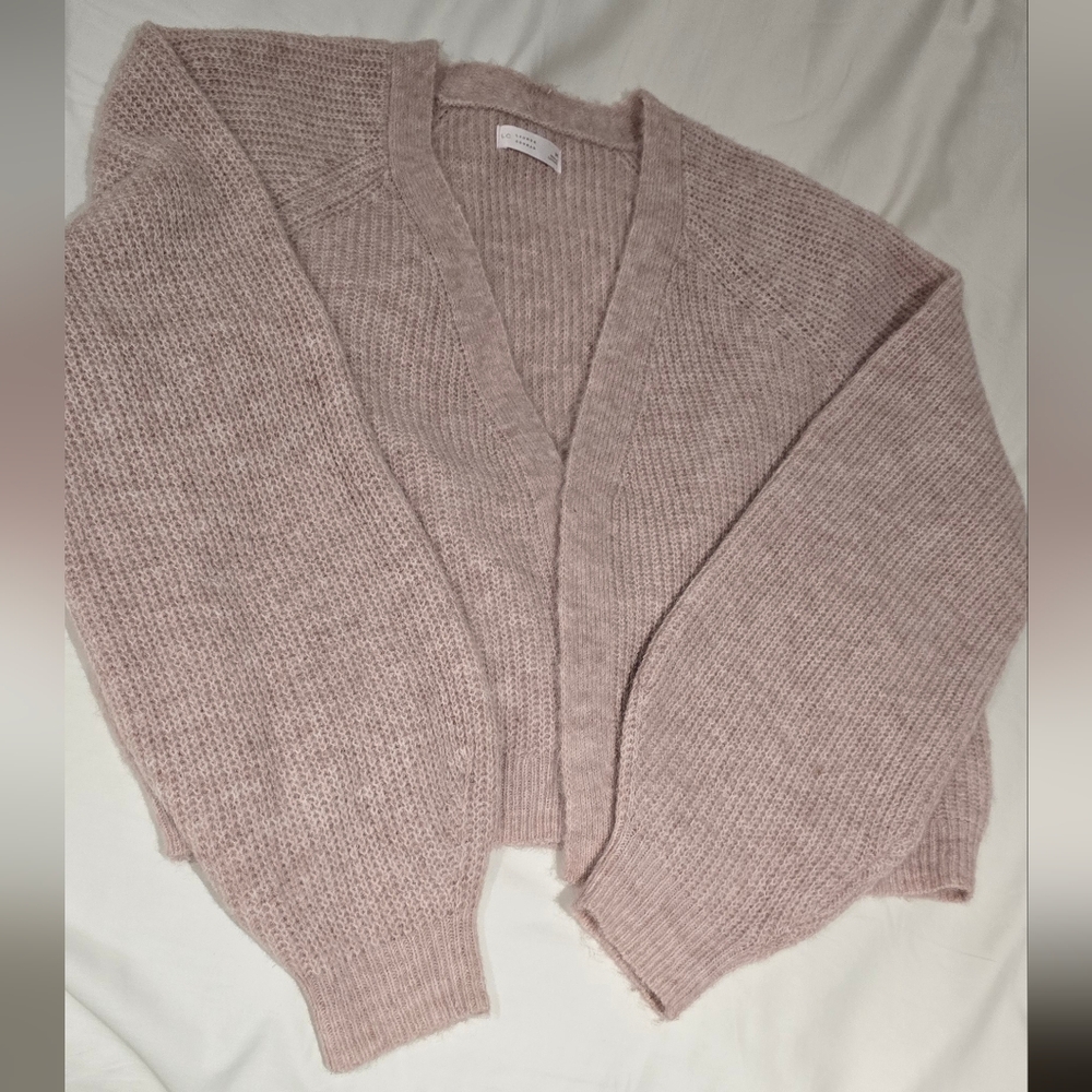 Women's Light Pink Sweater, Lauren Conrad Size M - Picture 2 of 8